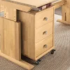 Rollcontainer 40cm 'Lars' Kernbuche geölt