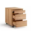 Rollcontainer 43x65cm 'Office' Wildeiche geölt