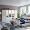 Schlafzimmer "Mailand-Honig" Kiefer weiß SZ-0132
