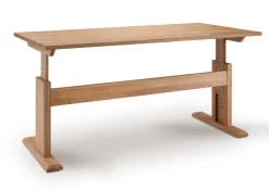 Schreibtisch 120cm 'Como' Wildeiche oder Kernbuche Kernbuche