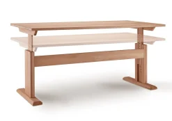 Schreibtisch 160cm 'Lars' Kernbuche geölt
