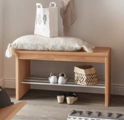 Schuhbank 82x45cm 'Stockholm' Buche massiv AV