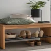 Schuhbank 120x45cm 'Stockholm' Buche massiv