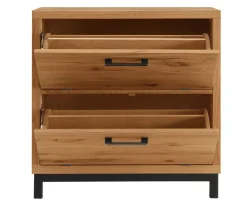 Schuhschrank 90x90cm 'Lima' Kernbuche massiv