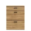 Schuhschrank 80x108cm "Riga" Wildeiche massiv