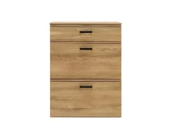 Schuhschrank 80x108cm "Riga" Wildeiche massiv