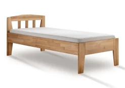 Seniorenbett verschiedene Breiten und Längen "Maira I" Wildeiche massiv 100 cm 220 cm