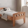 Seniorenbett verschiedene Breiten und Längen Kernbuche massiv "Maira II" 100 cm 200 cm
