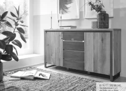 Sideboard 160cm 'Genua' Akazie gebürstet