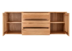 Sideboard 180cm hängend oder stehend 'San Diego' Wildeiche geölt massiv stehend