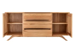 Sideboard 180cm hängend oder stehend 'San Diego' Wildeiche geölt massiv stehend