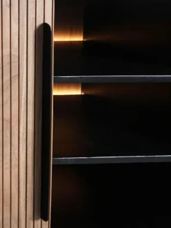 Sideboard mit Beleuchtung 175cm 'Atlantic' Akazie massiv