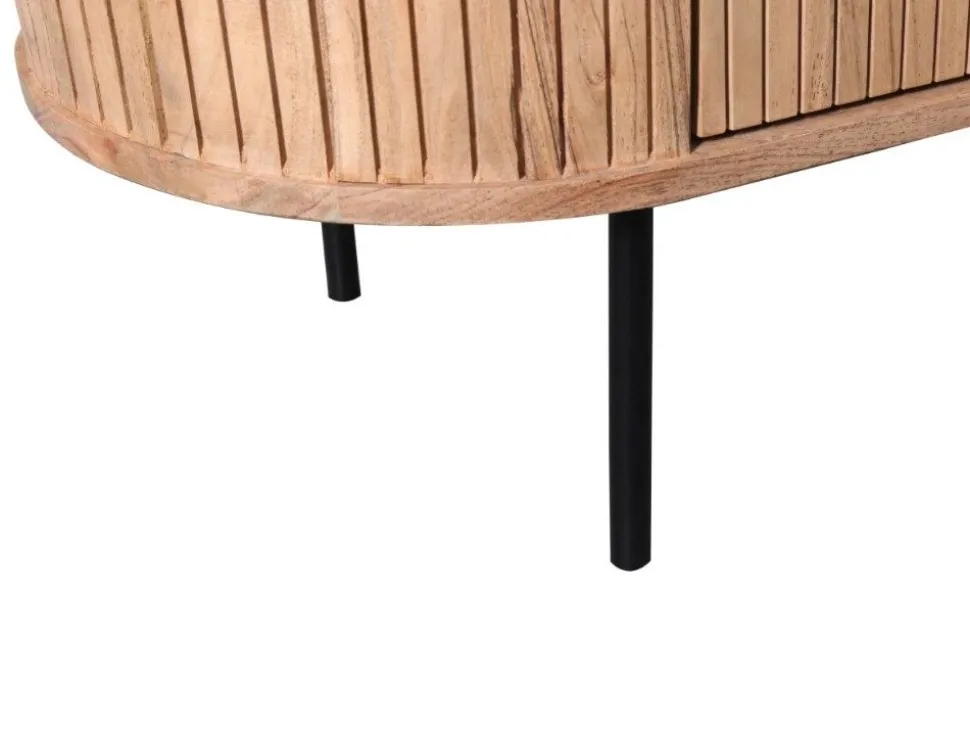 Sideboard mit Beleuchtung 175cm 'Atlantic' Akazie massiv