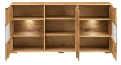 Sideboard mit Beleuchtung 180cm 'Montana' Wildeiche geölt