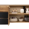 Sideboard mit Beleuchtung 155x84cm 'Boston' Wildeiche geölt