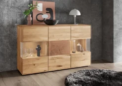 Sideboard mit Glastüren 150cm