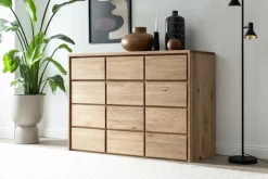 Sideboard 130x91cm 'Alexandra' Wildeiche geölt