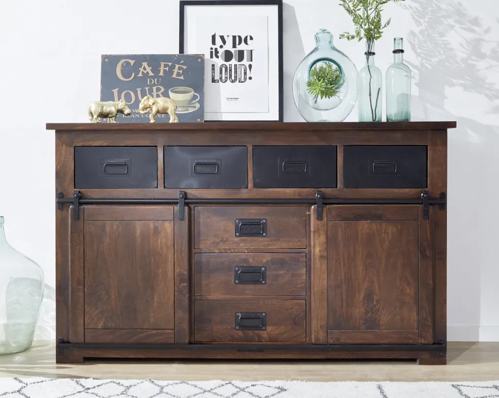 Sideboard 150x90cm 'Bayamo' Mango & Eisen