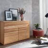Sideboard 123x86cm "Berlin" Kernbuche geölt