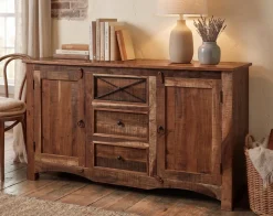 Sideboard 150x85cm "Cordoba"' Akazie massiv lackiert