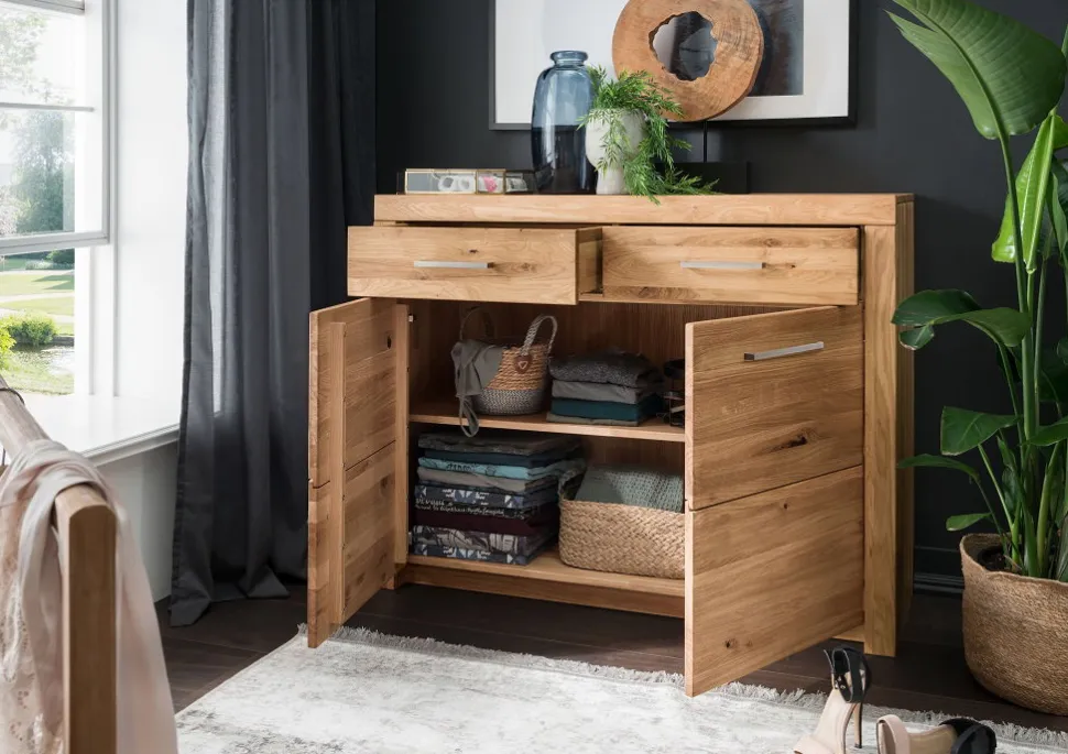 Sideboard 118x92cm "Dover" Wildeiche geölt WZ-0169