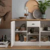 Sideboard 157x91cm "Jale" Kiefer & Eiche massiv WZ-0622
