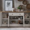 Sideboard 202x91cm "Jale" Kiefer & Eiche massiv WZ-0622