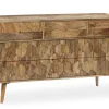 Sideboard 160x80cm 'Kalani' Mango massiv natur lackiert