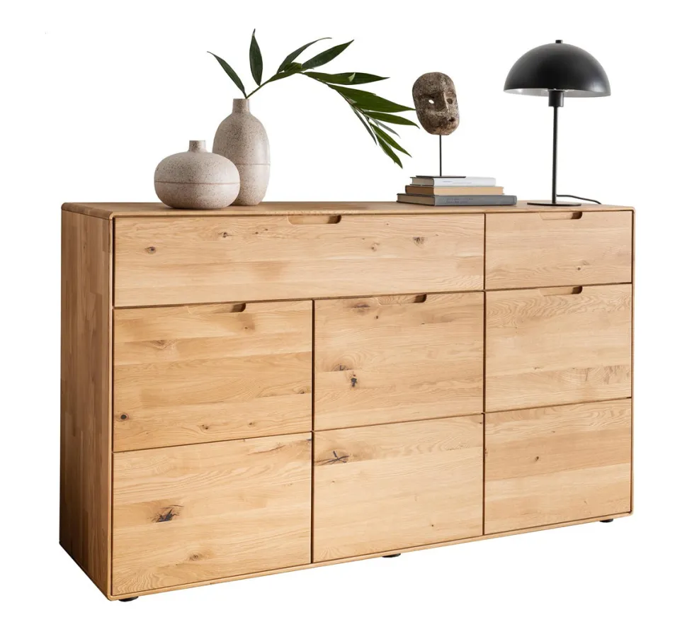 Sideboard 149x91cm "Kent" Wildeiche massiv
