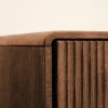 Sideboard 141x75cm "Lugano" Kernbuche massiv Tabak geölt