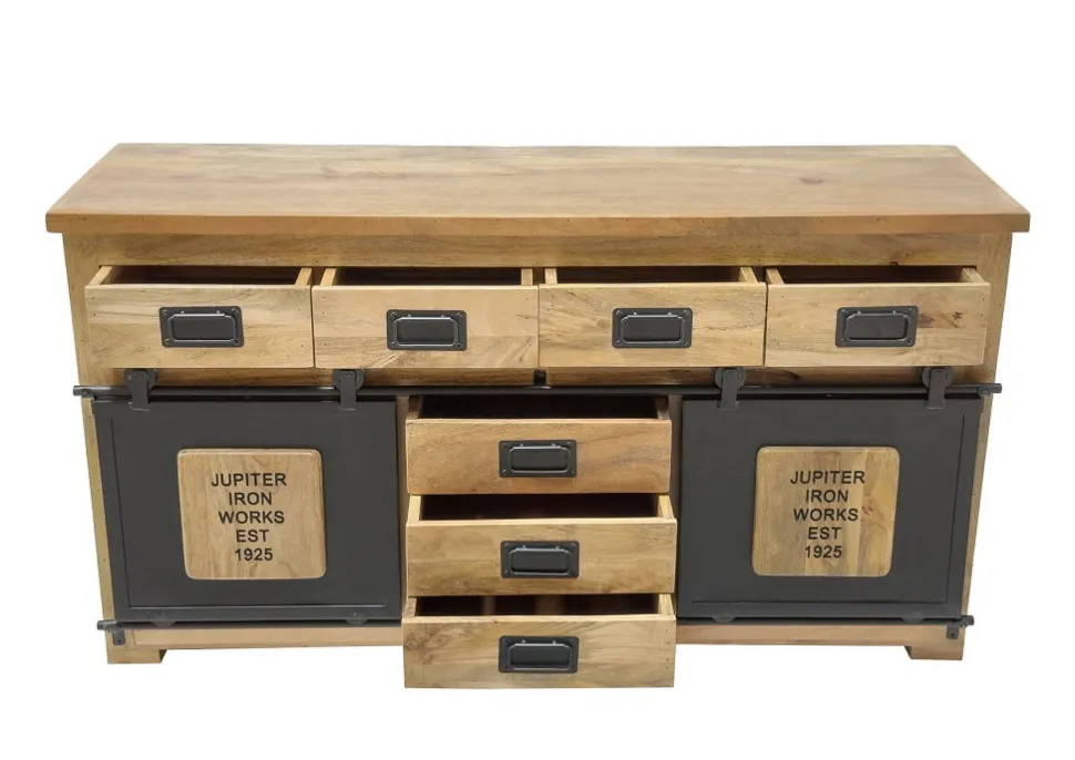 Sideboard 150x80cm 'Mark' Mango & Eisen
