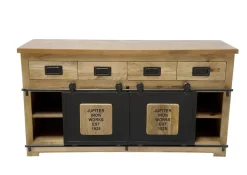 Sideboard 150x80cm 'Mark' Mango & Eisen