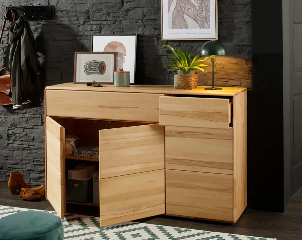 Sideboard 149x91cm "Messina" Kernbuche massiv AV