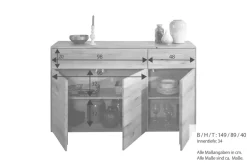 Sideboard 149x91cm