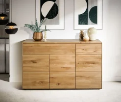 Sideboard 149x91cm "Messina" Wildeiche massiv