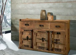 Sideboard 140x85cm 'Portland' Sheesham gebeizt