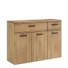 Sideboard 120x89cm "Riga" Wildeiche massiv