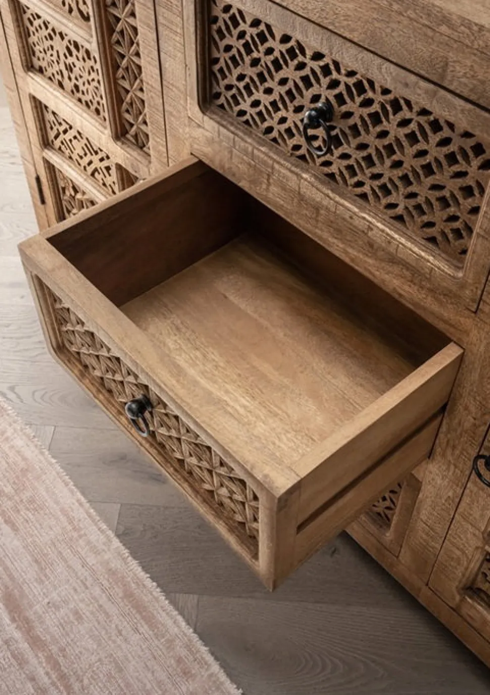 Sideboard 150x85cm 'Shania' Mangoholz massiv
