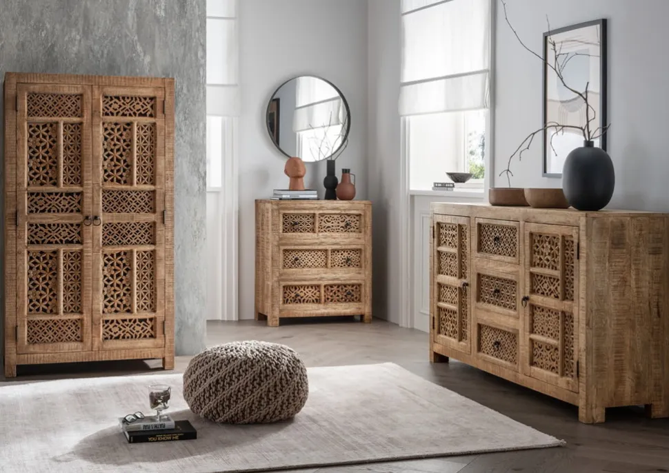 Sideboard 150x85cm 'Shania' Mangoholz massiv