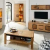 Sideboard 226x77cm "Zarah" Wildeiche geölt