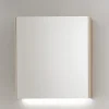 Spiegelschrank 76cm inkl.Beleuchtung 'Avallon' Wildeiche geölt & creme
