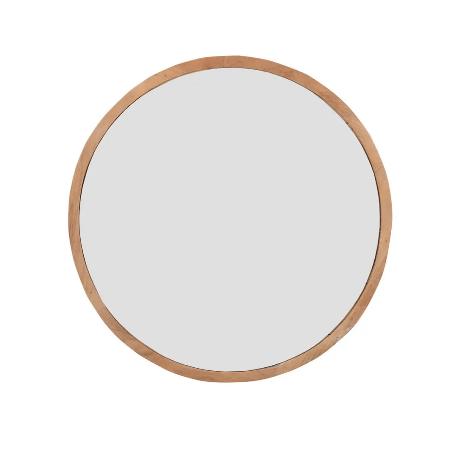 Spiegelschrank 65cm 'Quadro' Akazie massiv