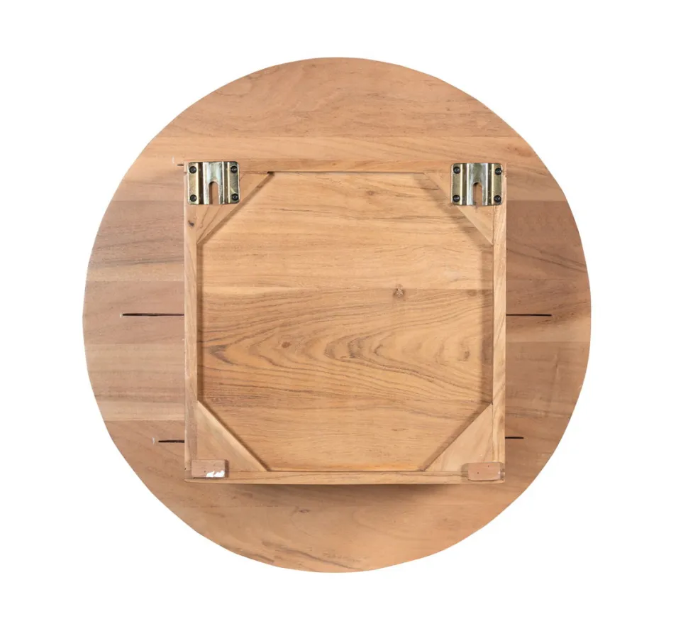 Spiegelschrank 65cm 'Quadro' Akazie massiv