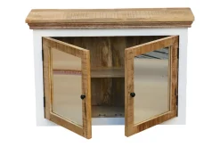 Spiegelschrank 100x70cm 'Nizza' Mango weiß natur