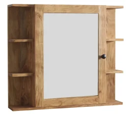 Spiegelschrank 83x73cm 'Ontario' Akazie massiv