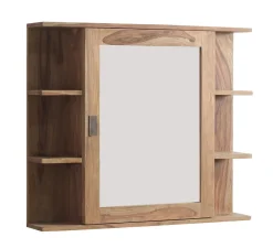 Spiegelschrank 85x73cm 'Oxford' Sheesham massiv