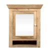 Spiegelschrank 60x71cm 'Tibet' Mango natur