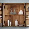 Spiegelschrank 108x71cm 'Timbero' Eiche massiv