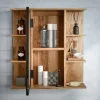 Spiegelschrank 68x71cm 'Timbero' Eiche massiv