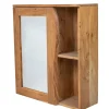 Spiegelschrank 62x70cm 'Wing' Akazie honig massiv